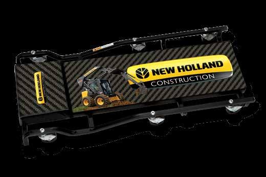 Creepers Overall size: 40"L x 17"W x 4"H Attractive custom graphics 16-gauge 3/4" square steel frame rails (6) 2-1/2" heavy-duty