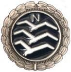 The Silver Badge: The N stands for the USA. Gulls represent the three tasks of the Badge. For each task: You will need an Official Observer and, except for Duration Task, a flight recorder.