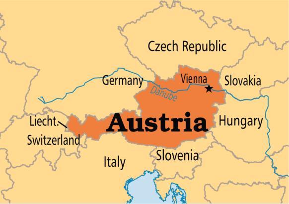 Country information Austria The territory of Austria covers 83,879 km².