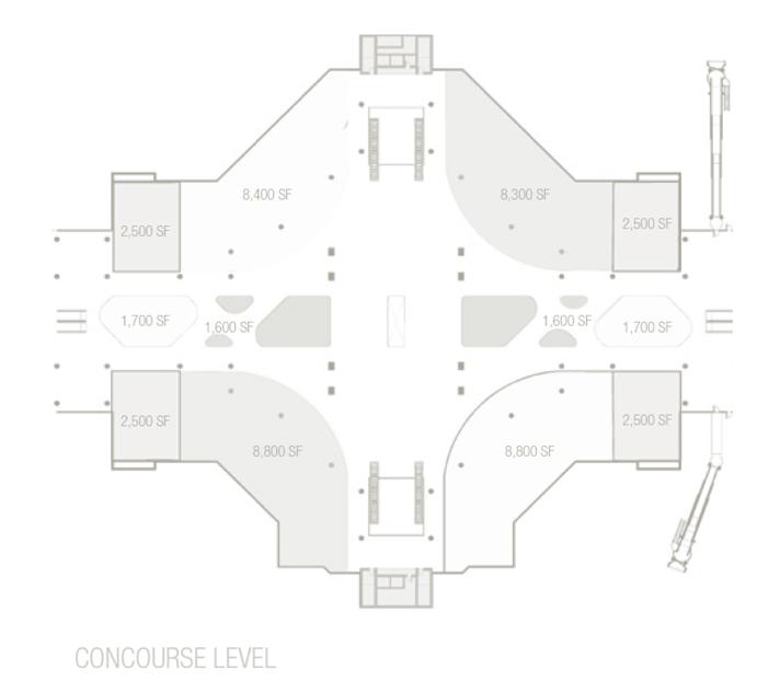CONCOURSE REDEVELOPMENT ROUGH DRAFT CONCEPTUAL LAYOUT