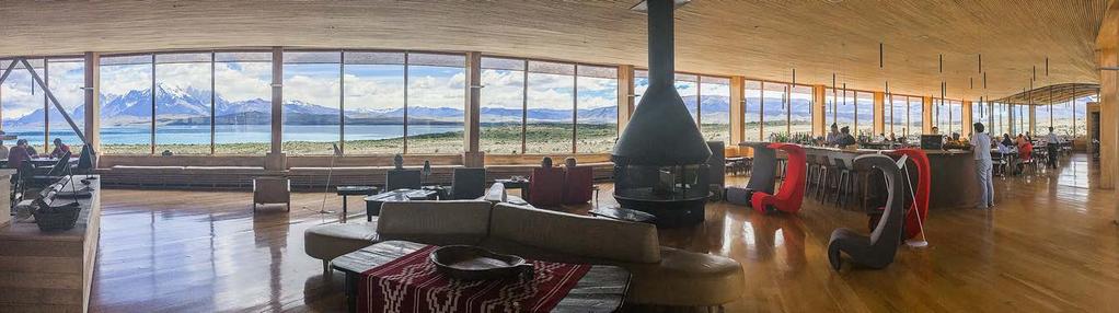 High luxury The five-star Tierra Patagonia Hotel just