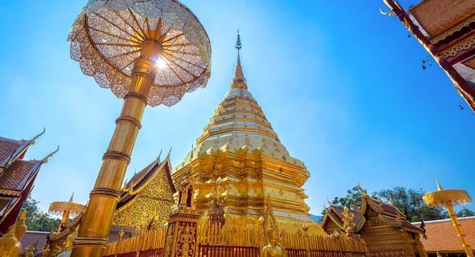 Day 1 Chiangmai International Airport Doi Suthep Temple (include cable car) Chiangmai University (include cable car) Wat Phra That Doi Suthep Include Cable Car Wat Phra That Doi Suthep is the most