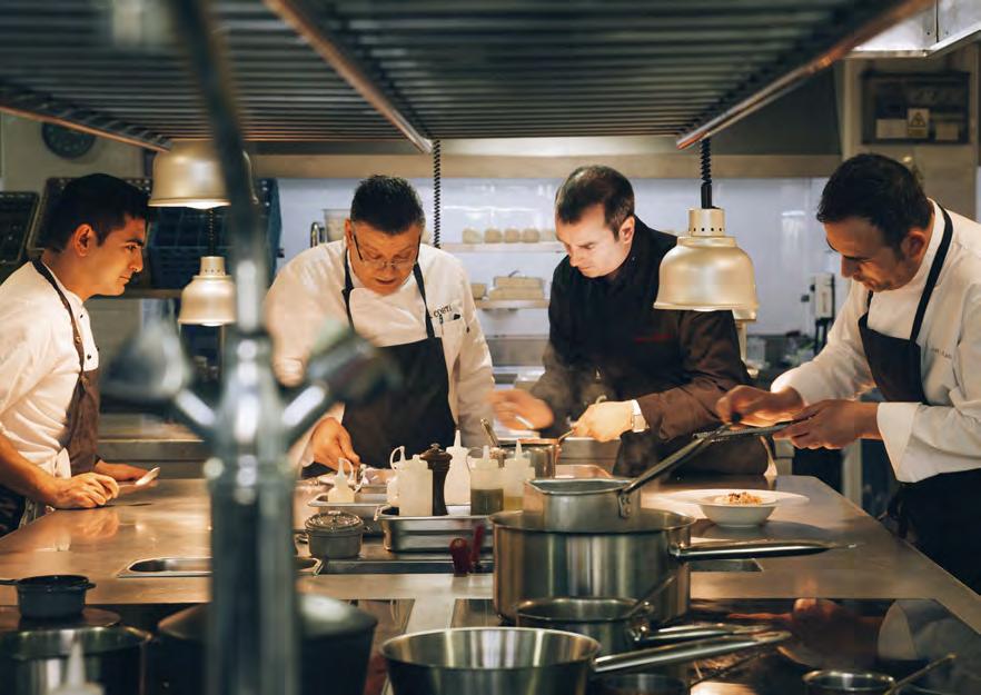 High Class Cuisine Our gastronomic director, Michelin-starred chef Romain Fornell, brings brightness to the legendary gastronomy of Hostal de La Gavina