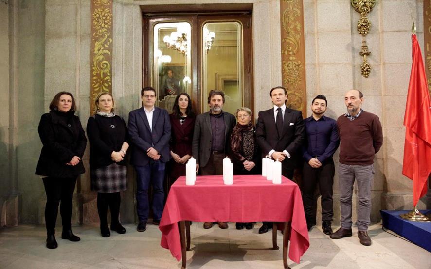 MADRID CITY COUNCIL: with the participation in the lighting of candles and the lecture by