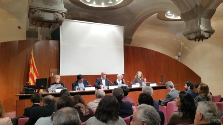 PALACE OF THE GENERALITAT OF CATALUÑA (BARCELONA): with the conference by Mrs.