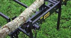 capacity. Flexible design: The attachment profiles provide you with many choices when it comes to adjustment as well as assembly. The log deck can be extended in both length and width.