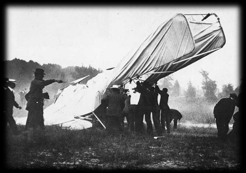 injuries similar to the one sustained by Lt. Selfridge. Even from these early days of aviation, the prevention of similar accidents through safety improvements was of primary importance. Figure 1.