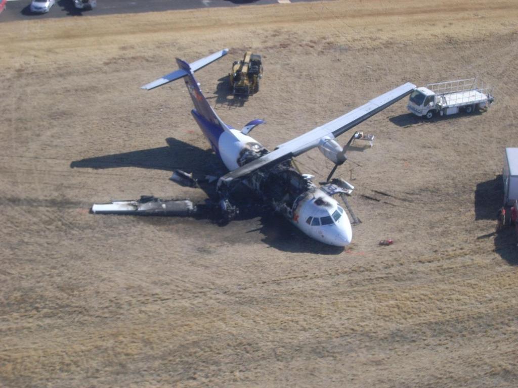 damaged (see figure 7). The airplane was registered to FedEx Corporation and was operated by Empire Airlines, Inc., as a 14 CFR Part 121 supplemental cargo flight.