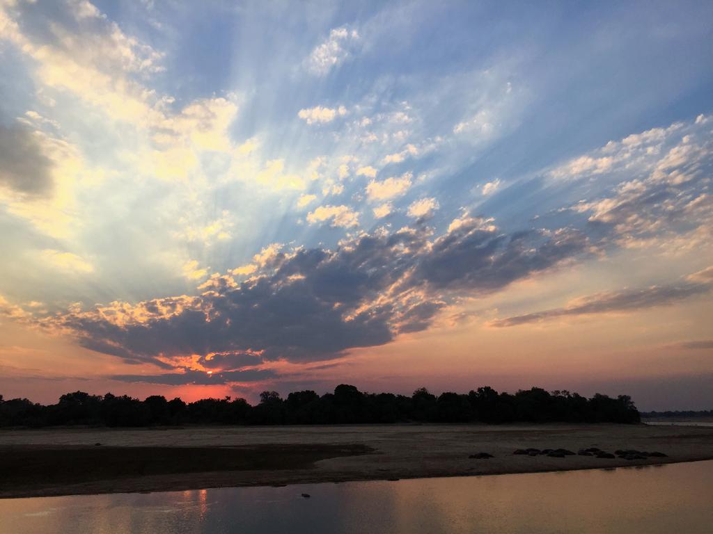 9 10 11 SOUTH LUANGWA NATIONAL PARK Twice daily shared game activities at Flatdogs. The afternoon game drive stops for sundowners in the bush after which follows a night game drive.