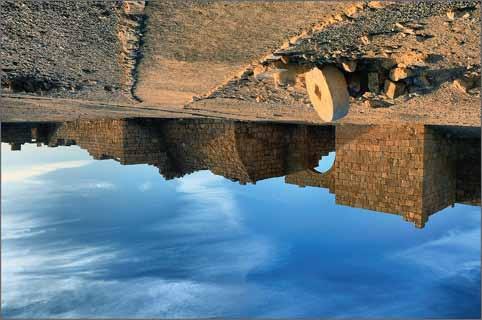 The ruins of Avdat, the greatest Nabatean city in the Negev, lie on a