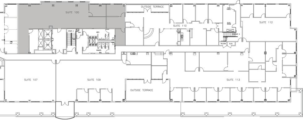 W OOD S IDE OFFICE C E N T E R SUITE PLAN OFFICE OPEN OFFICE OFFICE SUITE 100 2,266 RSF 7250 Redwood Boulevard Novato, CA 94945 SUITE HIGHLIGHTS Direct lobby access, two private ENTIRE FLOOR PLAN