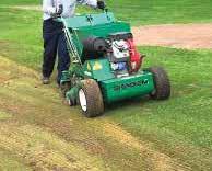Scarifiers Graden CSI Scarifier Graden CSI Capable of reaching depths of 45mm, removing thatch and fibre from areas conventional scarifiers can not reach Provides