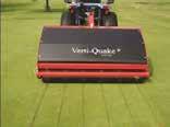 Aeration Machines Verti Quake 2516 One pass decompactor, fracturing the soil laterally Minimum surface disturbance Working depth 10-26cm