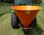 Tractor Mounted Fertiliser Spreader Fertiliser Spreader 3 point linkage mounted fertiliser spreader with single spinning disc Suitable for application of fertiliser and grass seed on large areas 90