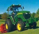 Tractors 4WD large-chassis compact tractor Available with Turf or floatation tyres Air conditioned cab 190 2+ S (P/)