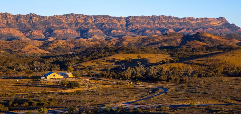 DAY FOUR THURSDAY 18 APRIL 2019 ARKABA HOMESTEAD TO ADELAIDE Enjoy a leisurely breakfast at the Arkaba Homestead before meeting your driver and departing at 8:30am for