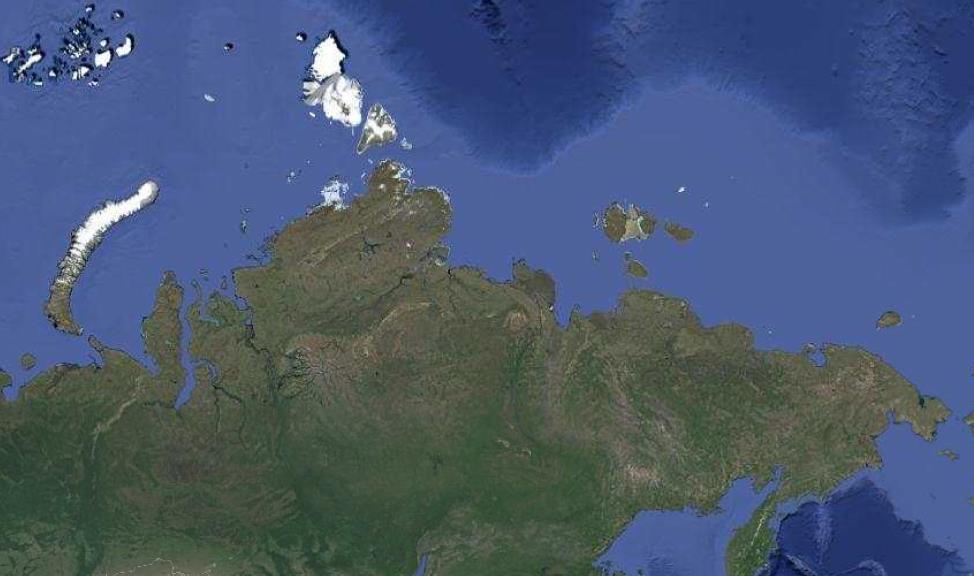 (3) 水深の浅い箇所 Shallow Draft: 大型船は通れない Large vessels can not sail 15m New Siberian Islands