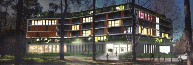 and our company is investing We are interesting to find international hotel operator The building is designed in a green park setting in the Vake district in Tbilisi. It has several apartment types.
