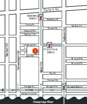 Location Map Pullman Bangkok Hotel G is located in the Silom area, with