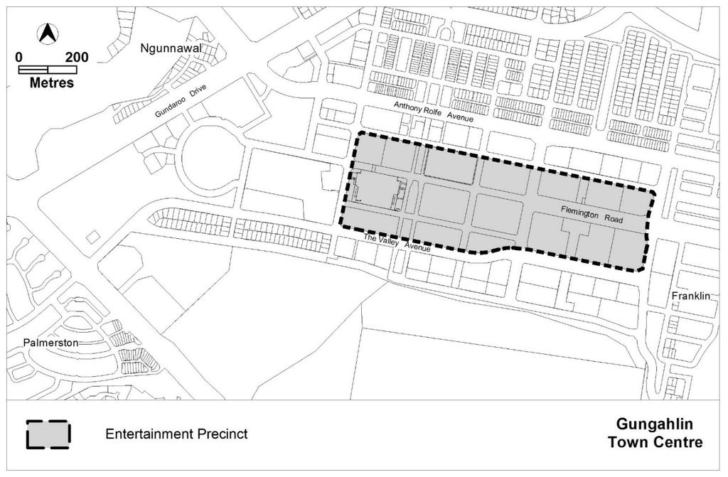 (This figure is being replaced by the following figure) Figure 7 Entertainment precinct Note: