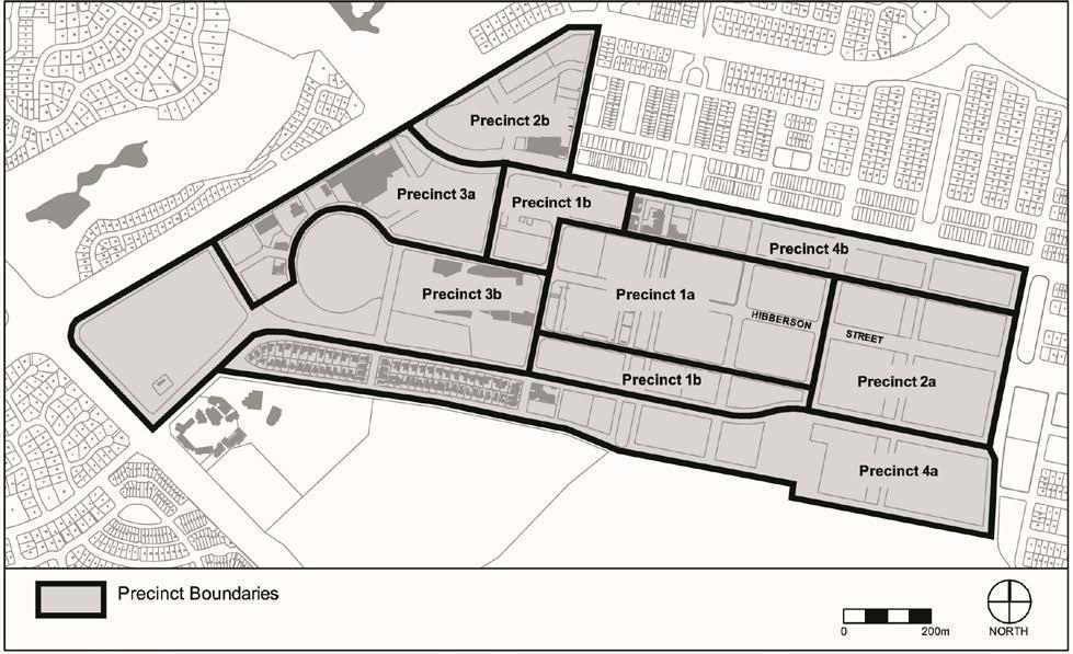 Area specific controls This part contains area specific controls that apply to precincts within the Gungahlin Town Centre, as shown in figure 12.
