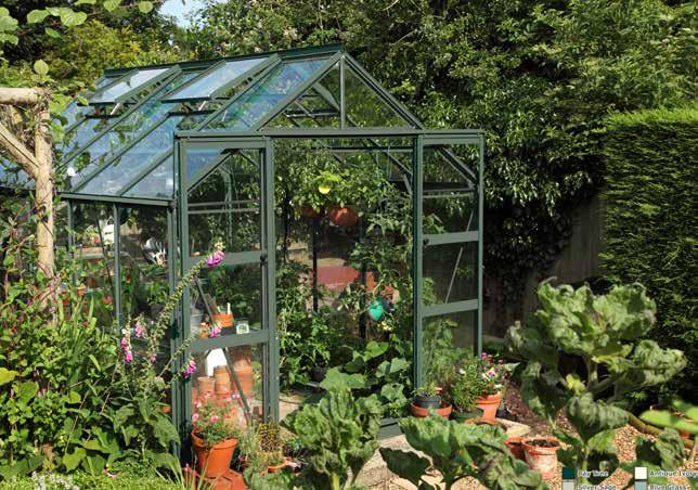Generous automatic roof ventilation Large side louvre vents The 8ft wide Rhino Classic brings cost effective greenhouse gardening to those with more available space, or who are keen to enjoy their