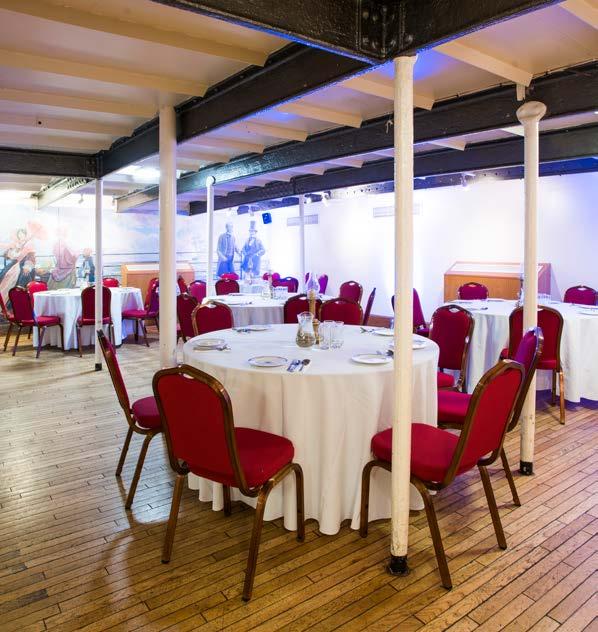 Shown: Cabaret arrangment HAYWARD SALOON This intimate space on board the ship can be used for a variety of