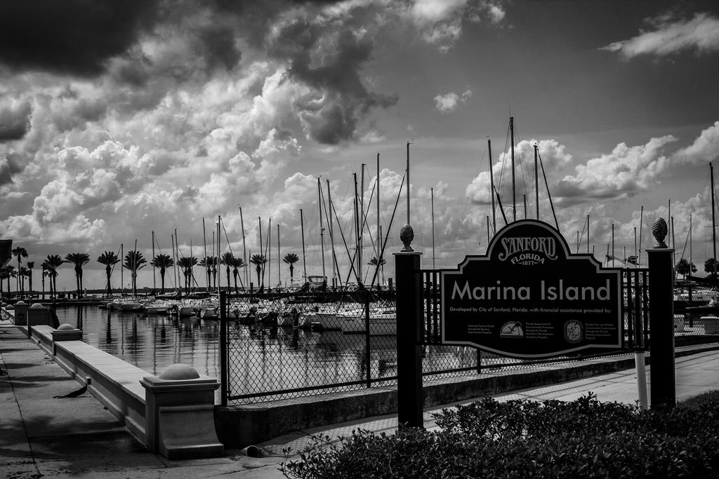 Sanford Marina Sign at