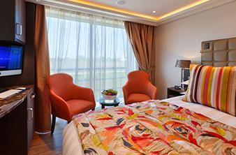 French Balcony Staterooms feature all outside accommodations, on the Violin & Cello decks.