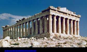 Greek architects provided some of the finest and most distinctive buildings in the entire Ancient World and some of their structures, such as temples, theatres, and stadiums, became staple features