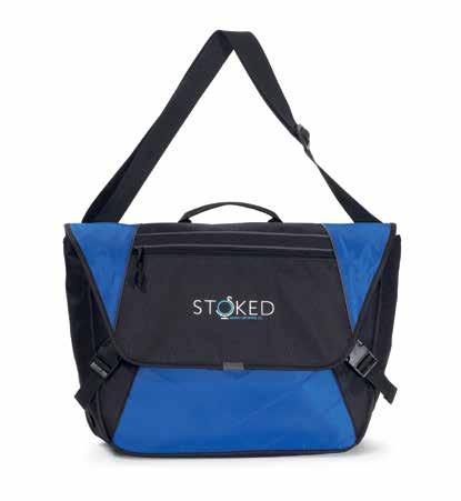 Passage Vertical Messenger Bag Easy-access zippered pocket sized to fit up to a 10" tablet with a case 50-99 100-299 300-999 1000-1599 13.75 11.98 10.48 9.