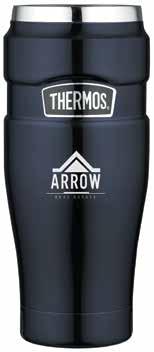 Thermos Stainless King Travel Tumbler - 16 Oz. The Thermos brand is well known as the quality and performance leader in insulated food and beverage products.