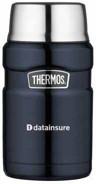 Thermos Stainless King Food Jar with Spoon - 16 Oz. 38.98 33.48 26.98 25.98 Colors: 80035 Midnight Blue Size: 5.5H 3.5" dia.