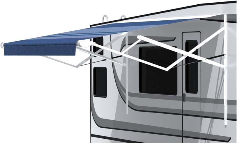 OWNER'S MANUAL TRAVEL'R 12V MOTORIZED AWNING RV WITH DIRECT RESPONSE TM Before operating the awning, carefully review the Owner's Manual.