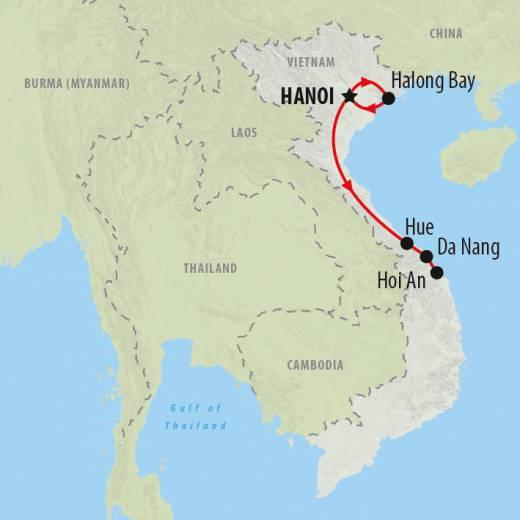 HIGHLIGHTS AND INCLUSIONS Trip Highlights Hanoi - take a cyclo ride through the Ancient Quarter of the capital Halong Bay - enjoy an overnight junk boat cruise in this UNESCO Listed region with