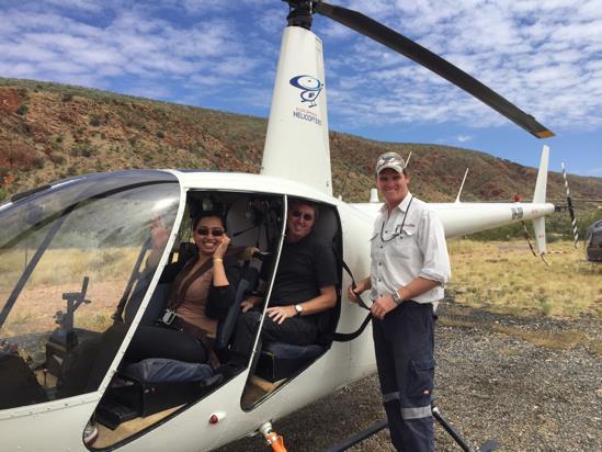 Perhaps the closest thing to a wow factor product is the helicopter tour that departs from Glen Helen Resort.