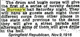 In the Nov. 9, 1916 article, an interesting event is described.