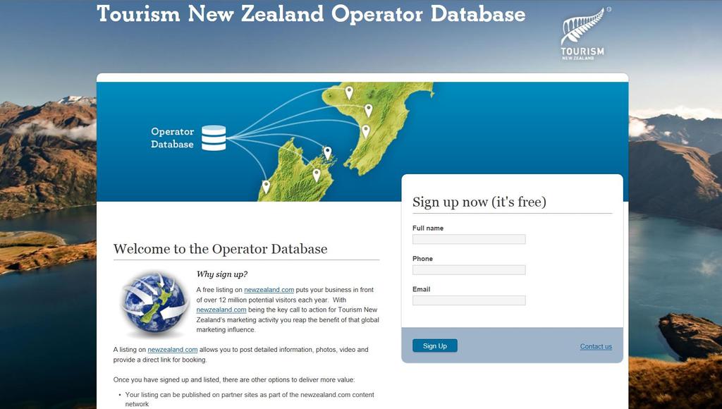 New Zealand Tourism Operator