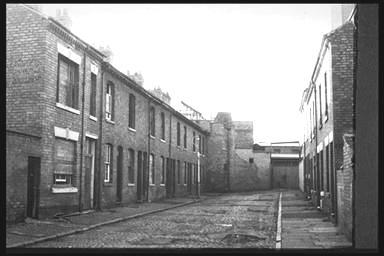 from Humberstone Road (left).