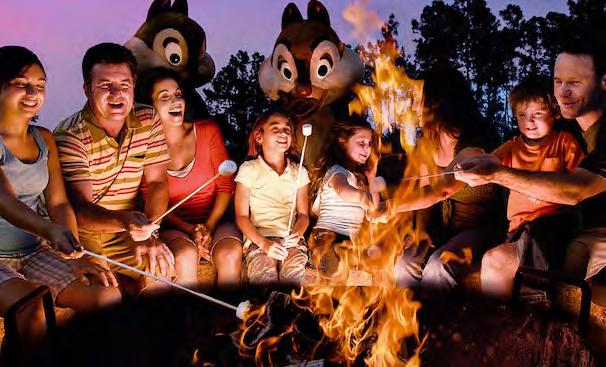 Depending on the season, it all starts around 7:30 pm at the Fort Wilderness Campground near the Meadow Trading Post.