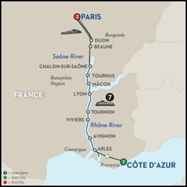 Avalon Poetry II : Burgundy and Provence April 13 th 24 th, 2016 Sailing from Arles to Avignon, cruising Viviers, Tournon/Tain L