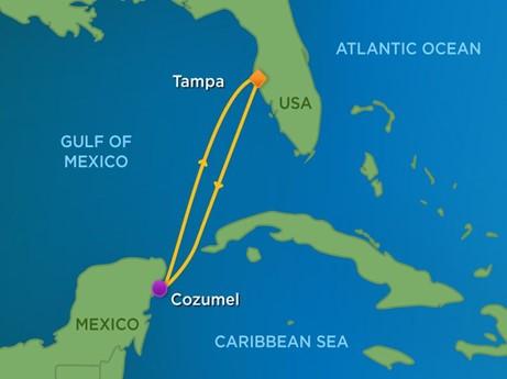 Brilliance of the Seas - 5 Night Western Caribbean Cruise November 28 December 3, 2016 Sailing roundtrip from Tampa to George Town and Cozumel Inside Cabin N $531.00 pp Ocean View Cabin I $560.