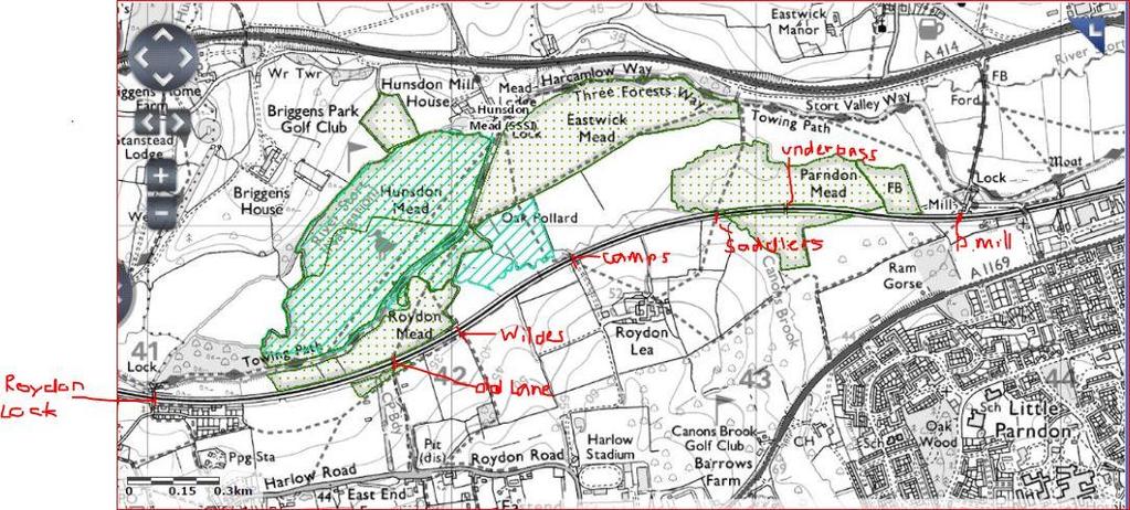 These crossings are in the area of the Stort Navigation on the Essex / Hertfordshire borders, west and north of Harlow, with the proposed garden community of Harlow North / Gilston Park Estate to the