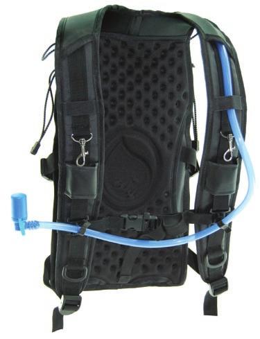 Anatomy of the Waterproof Action Sports Hydration Pack Yes, this pack is fully waterproof even submersible to 16 feet!