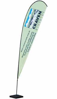 Sail Banners outdoor displays Teardrop Windchaser Feather Popular sail banner 2.4m - 5.6m Available 2.5m - 5.5m high banner Available 2.1m - 5.