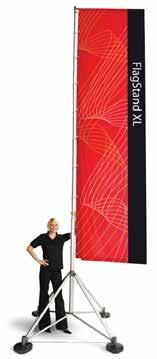 impressive sizes LED light source - No assembly required Weight 4kg, 6m height UV resistant inks Transport bag supplied Popular outdoor flying banners Teardrop Banners are the perfect