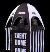 & adaptable Eye-catching branding and stylish shelter These are ideal for promotions, festivals,