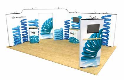 Exhibition Options modular Modular Options tailored to your event Exhibitions come in all shapes and sizes, grow your stand