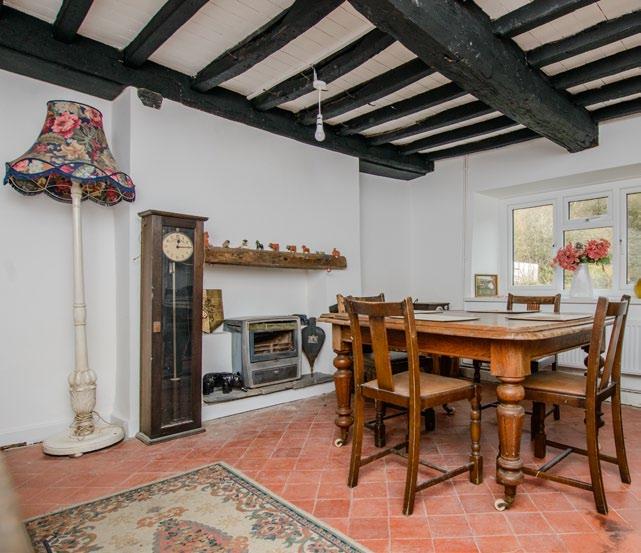 The farmhouse offers 2 reception rooms, kitchen breakfast room and 3 bedrooms. To the rear of the house is a traditional farm courtyard with traditional outbuildings and some modern ones beyond.
