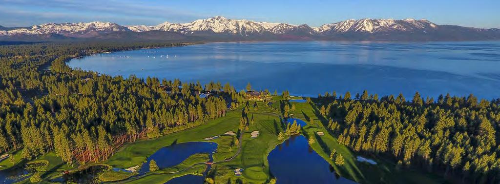 DESTINATION LAKE TAHOE, THE LARGEST ALPINE LAKE IN NORTH AMERICA, BOASTS SOME OF THE MOST BREATHTAKING VIEWS AND ENDLESS YEAR-ROUND ACTIVITIES SUMMER ACTIVITIES INCLUDE GOLFING, WATER SPORTS,